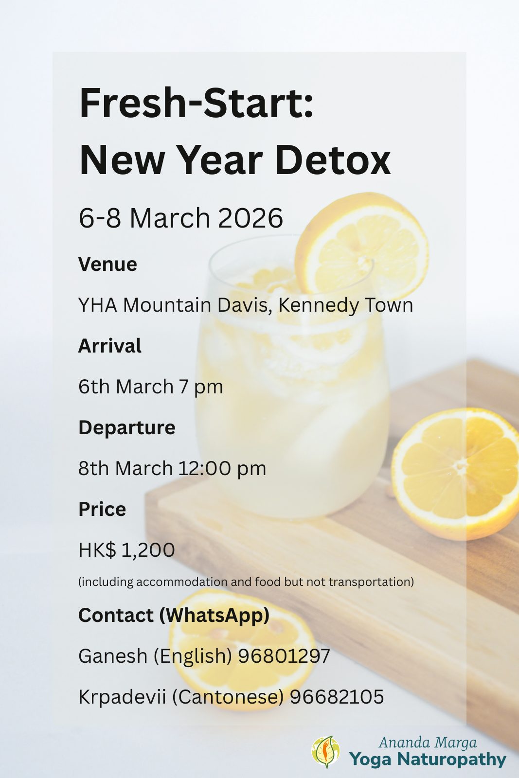 Fresh-Start: New Year Detox